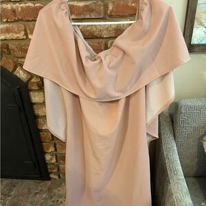 Brand New Elegant Pink Draped Dress